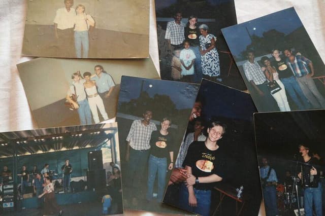 Fotos históricas do Tio Rosa e seus clientes